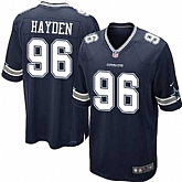 Nike Men & Women & Youth Cowboys #96 Hayden Navy Blue Team Color Game Jersey,baseball caps,new era cap wholesale,wholesale hats